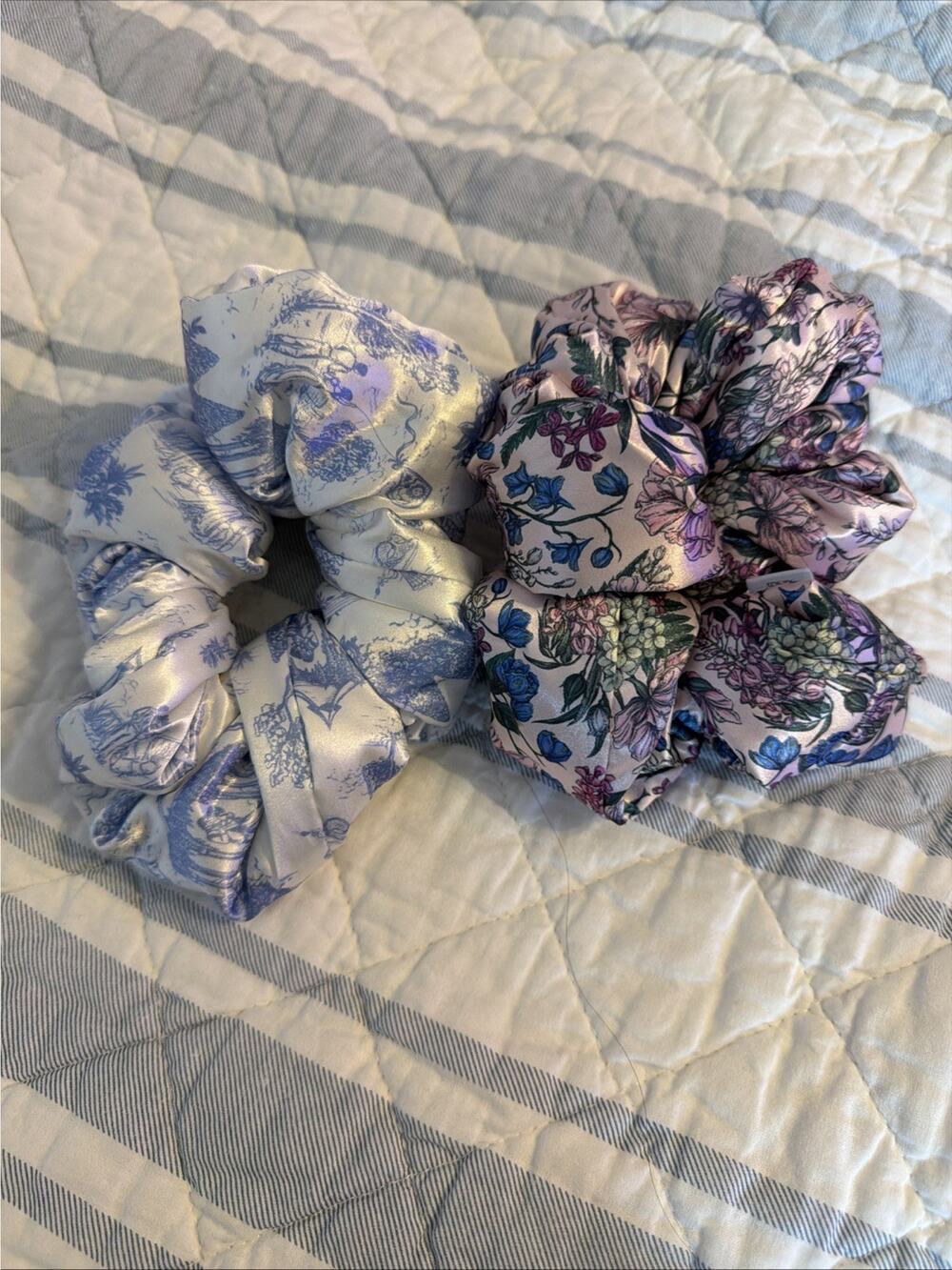 Bridgerton X Kitsch Satin Pillow Scrunchies Kitsch Bridgerton Scrunchies